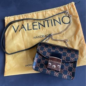 VALENTINO By Mario Valentino Bijou Monogram Shoulder Crossbody Bag